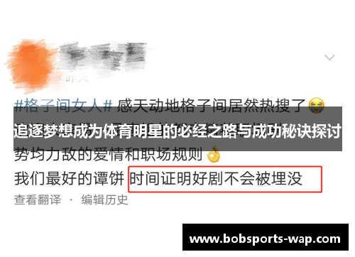 追逐梦想成为体育明星的必经之路与成功秘诀探讨